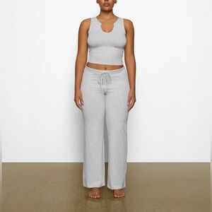 SKIMS Cotton Jersey Straight Leg Pant XXS AP-PNT-1384